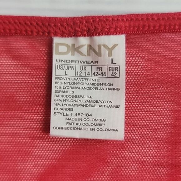 Dkny Red Lace Camisole Top Womens Size L - Picture 8 of 10